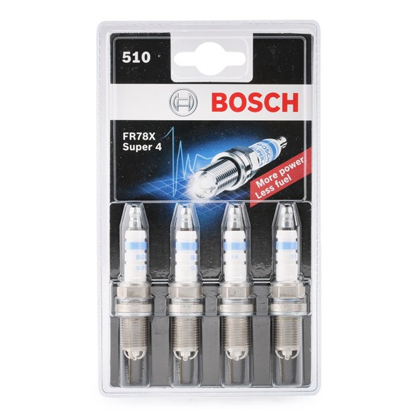 Original Bosch Bougie d'allumage Super 4 avec 4-Masse électrodes 0242232508